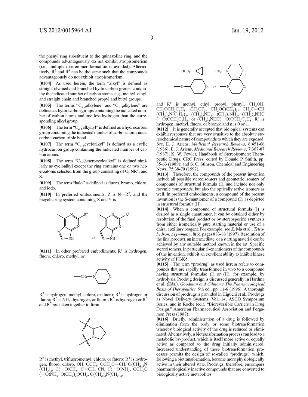 QUINAZOLINONES AS INHIBITORS OF HUMAN PHOSPHATIDYLINOSITOL 3-KINASE DELTA - diagram, schematic, and image 10
