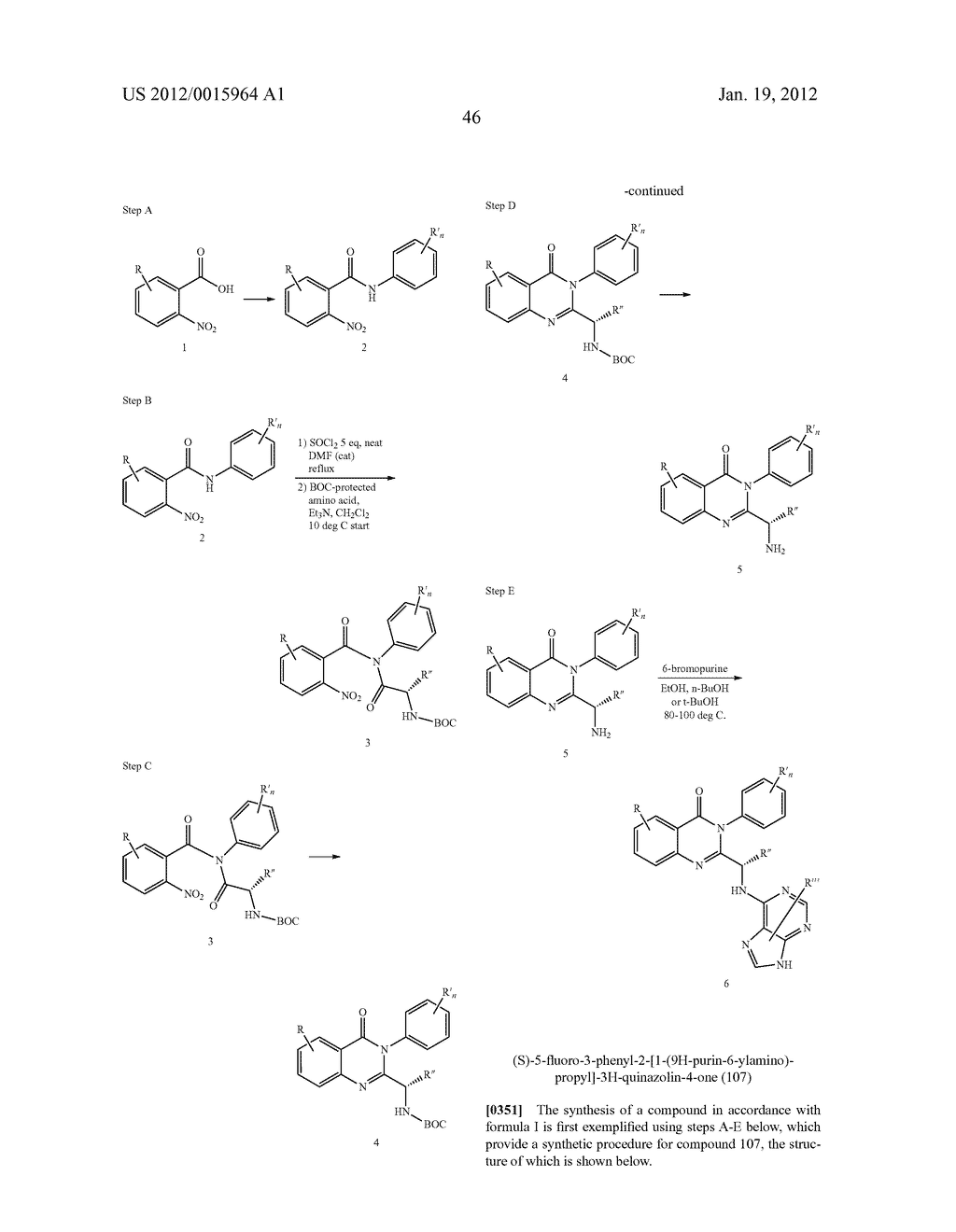 QUINAZOLINONES AS INHIBITORS OF HUMAN PHOSPHATIDYLINOSITOL 3-KINASE DELTA - diagram, schematic, and image 47