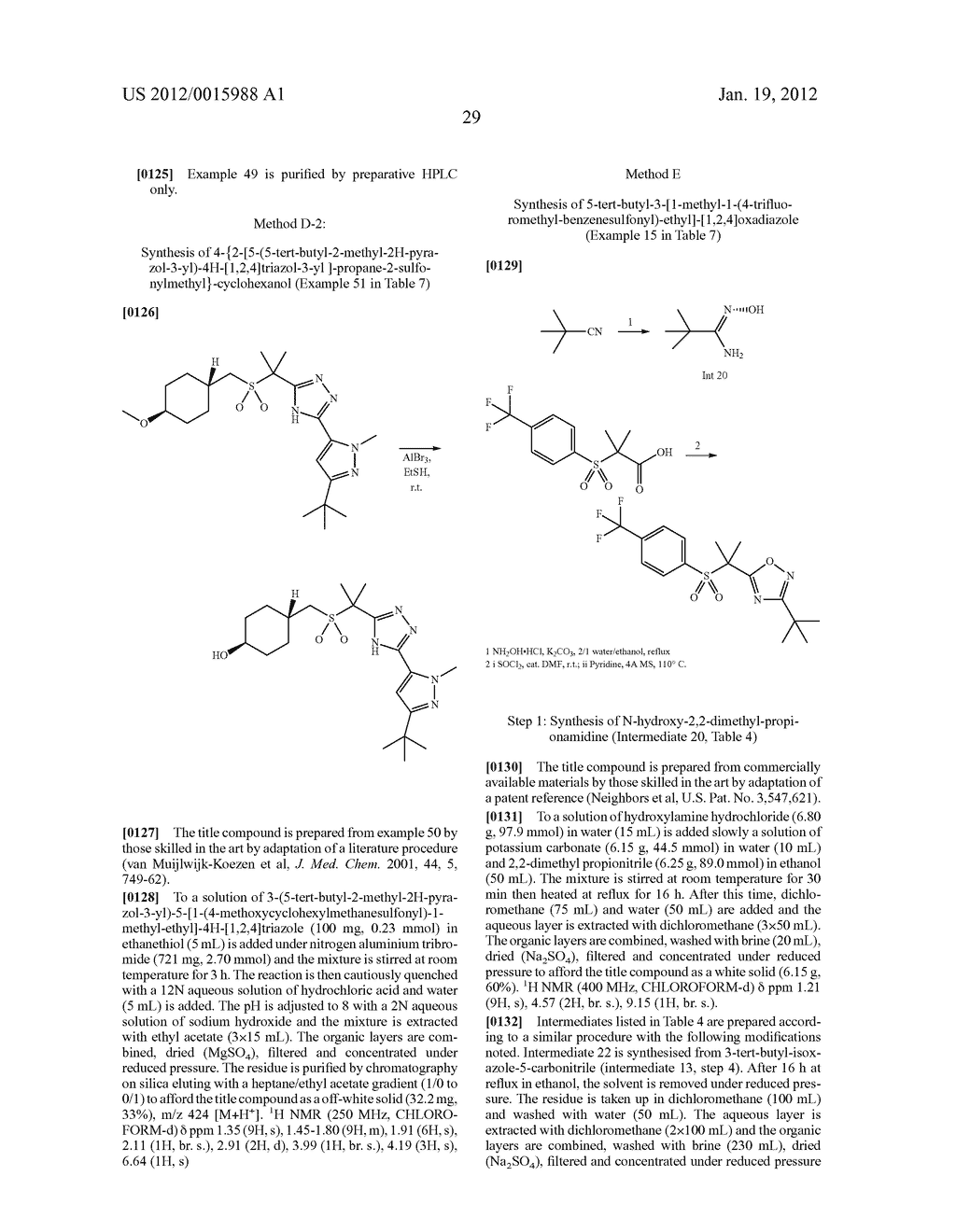 Sulfone Compounds Which Modulate The CB2 Receptor - diagram, schematic, and image 30