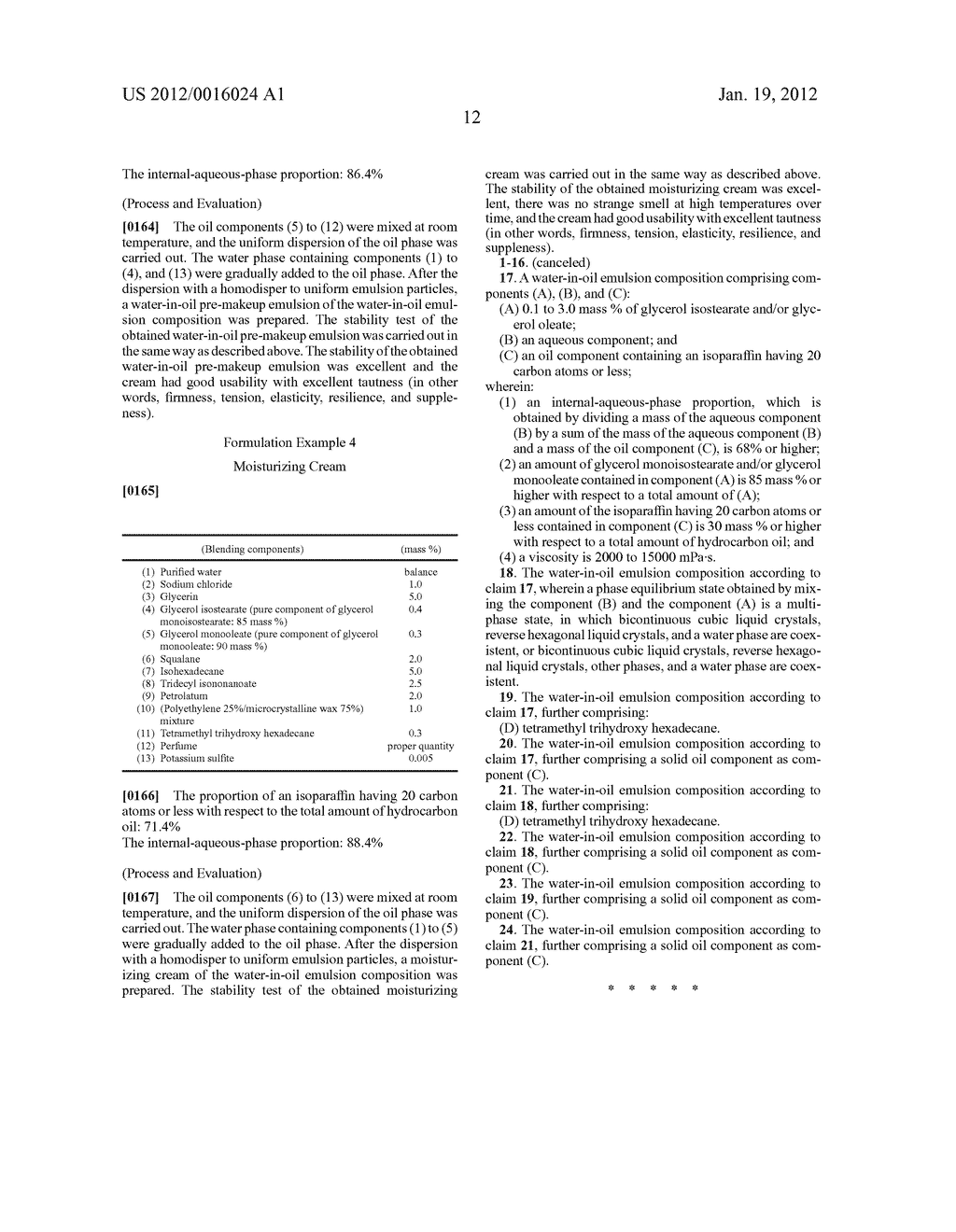 Water-In-Oil Emulsion Composition - diagram, schematic, and image 13