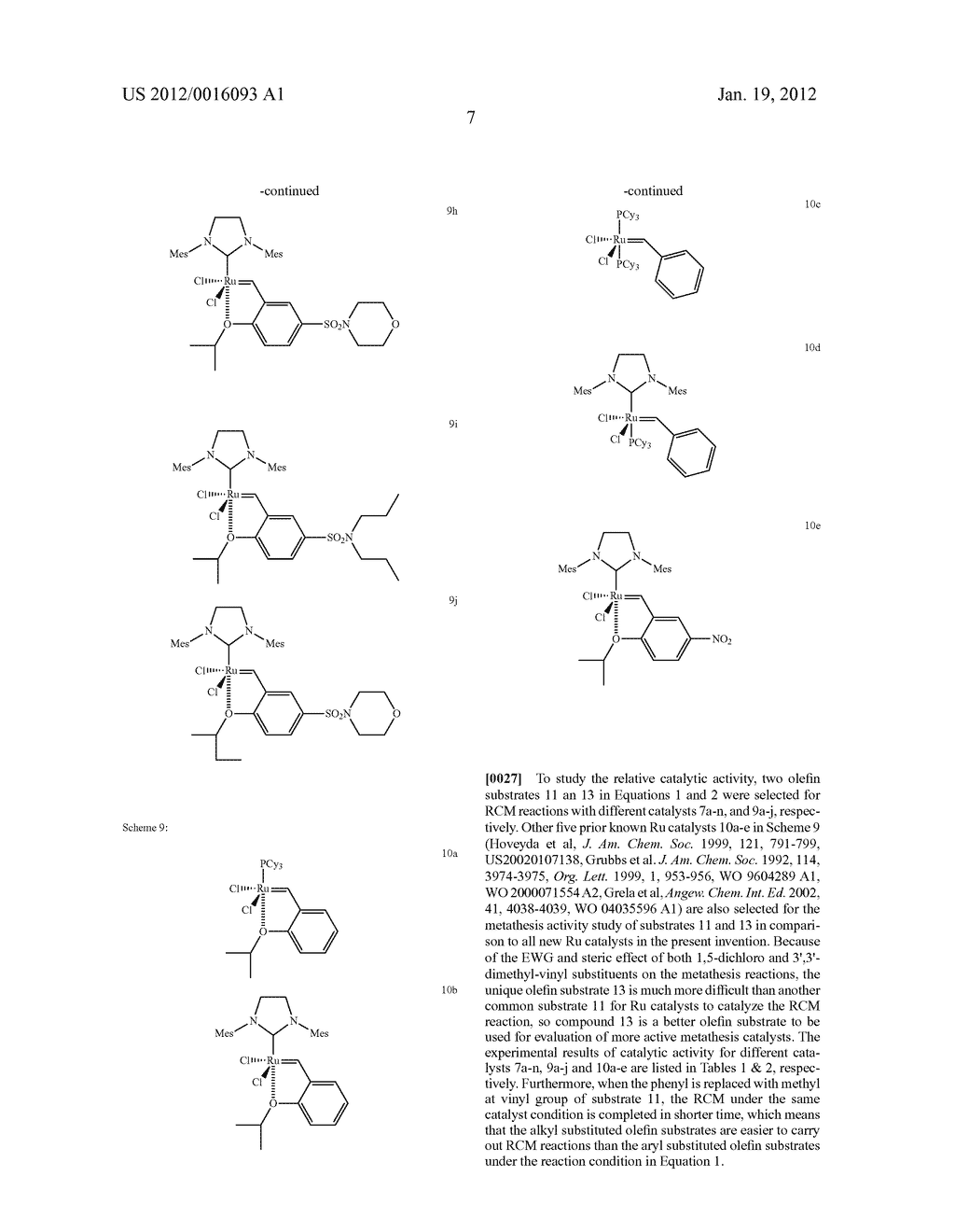 RECYCLABLE RUTHENIUM CATALYSTS FOR METATHESIS REACTIONS - diagram, schematic, and image 08