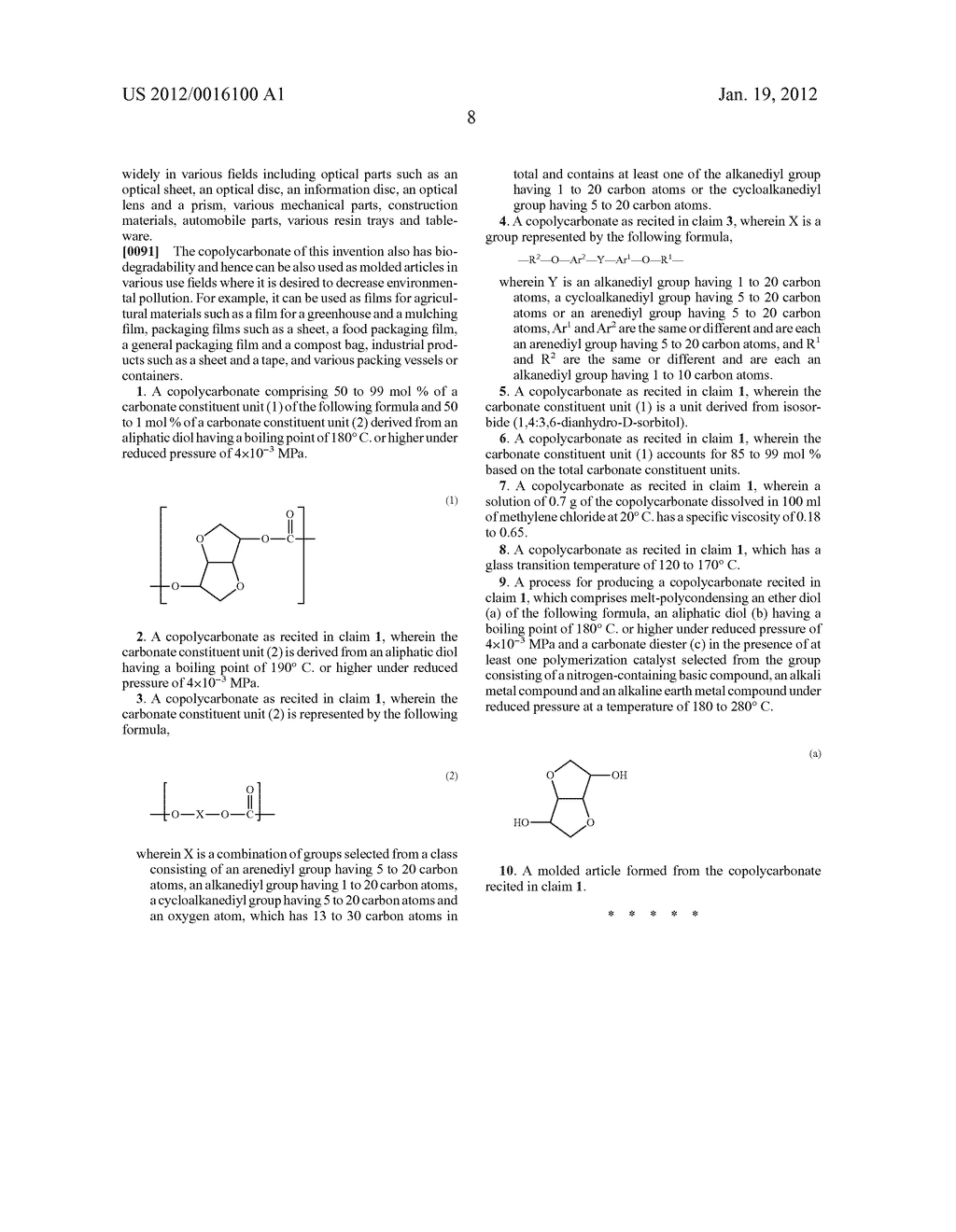 COPOLYCARBONATE AND PROCESS FOR PRODUCING THE SAME - diagram, schematic, and image 09