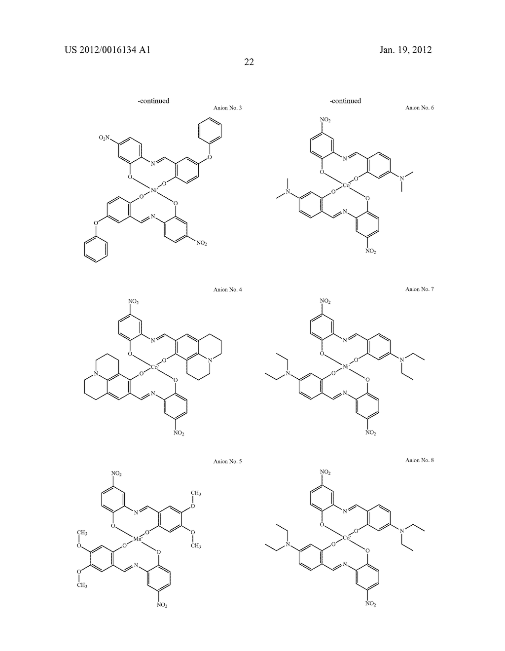 ORGANIC SALT COMPOUND, AND OPTICAL RECORDING MATERIAL AND OPTICAL     RECORDING MEDIUM USING THE ORGANIC SALT COMPOUND - diagram, schematic, and image 23