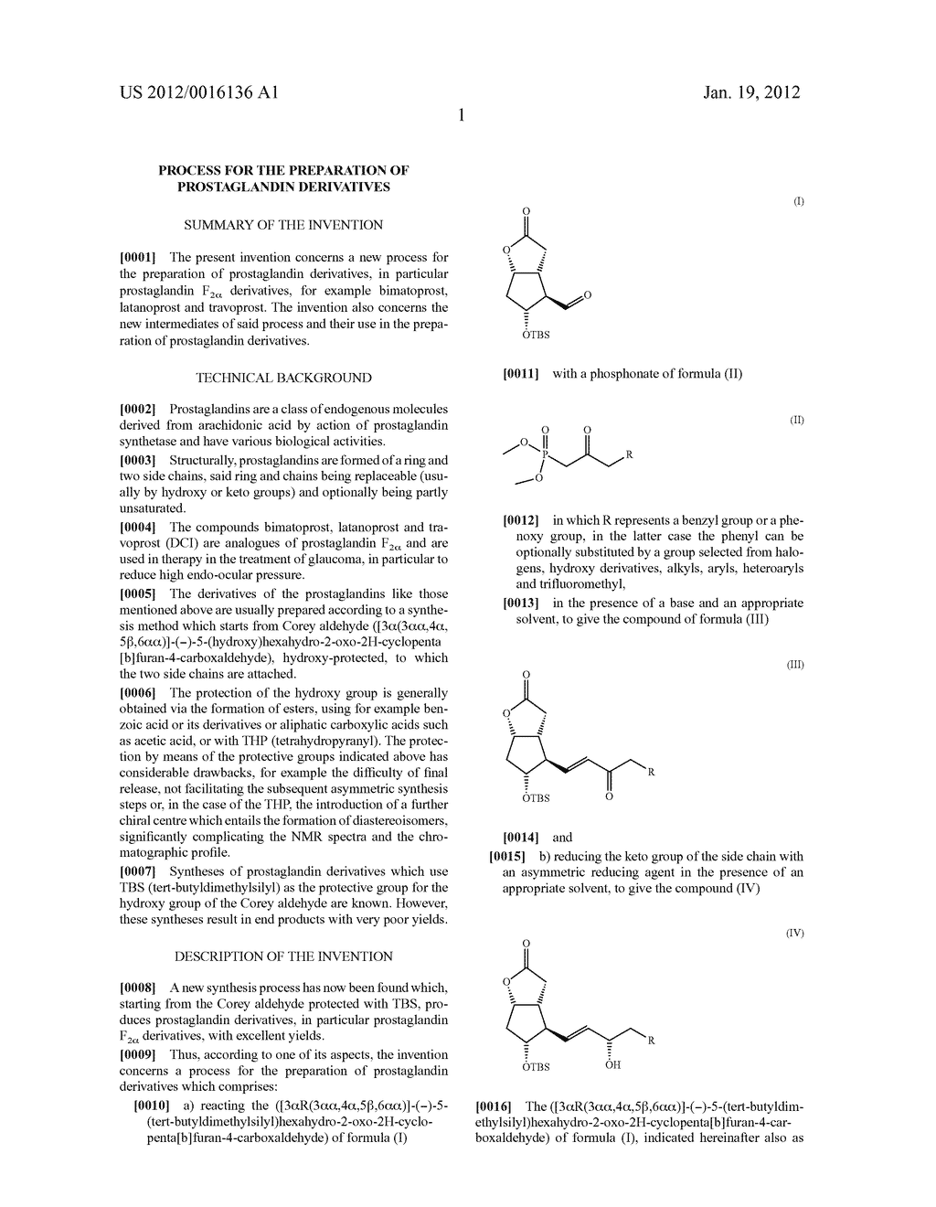 PROCESS FOR THE PREPARATION OF PROSTAGLANDIN DERIVATIVES - diagram, schematic, and image 02