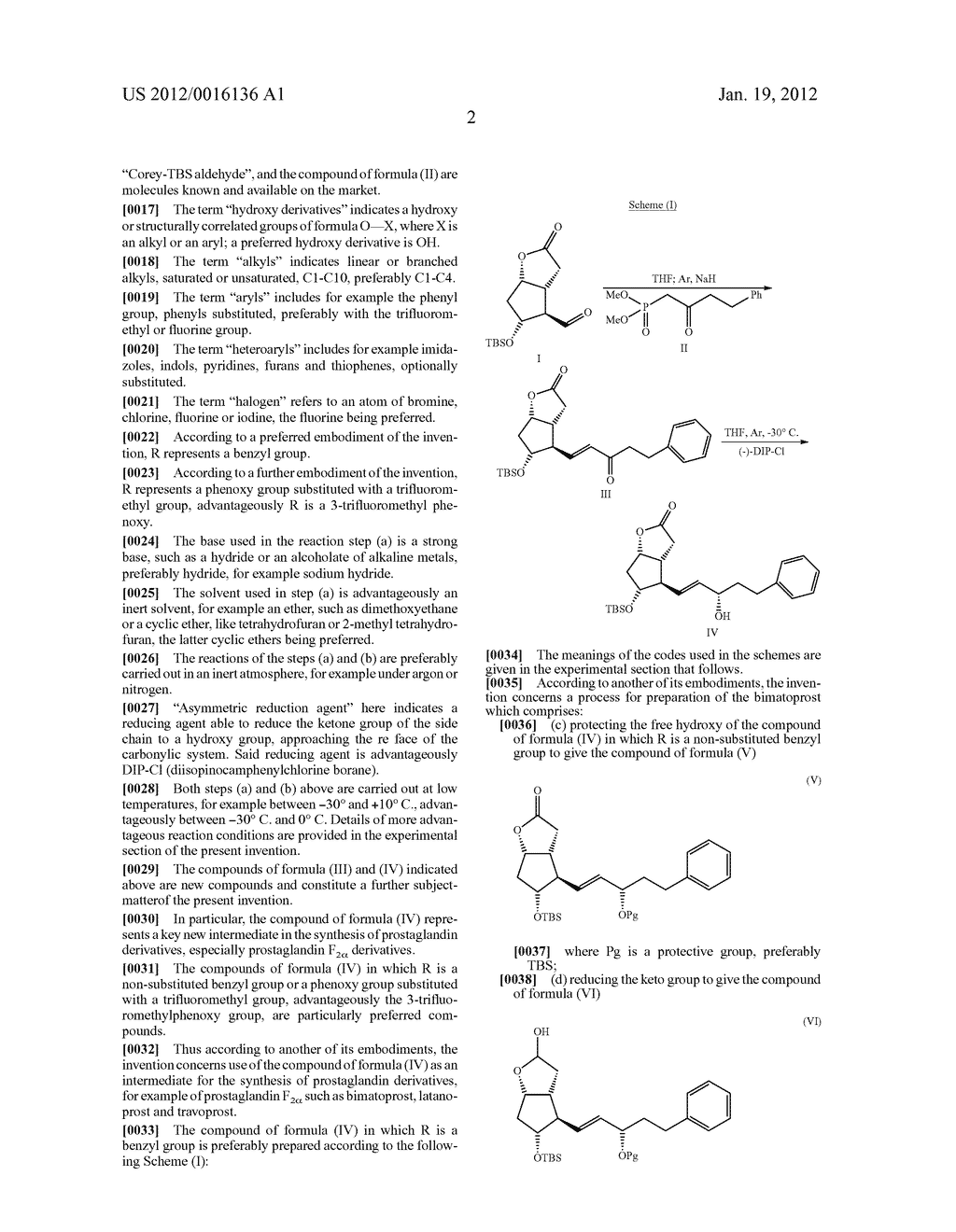 PROCESS FOR THE PREPARATION OF PROSTAGLANDIN DERIVATIVES - diagram, schematic, and image 03