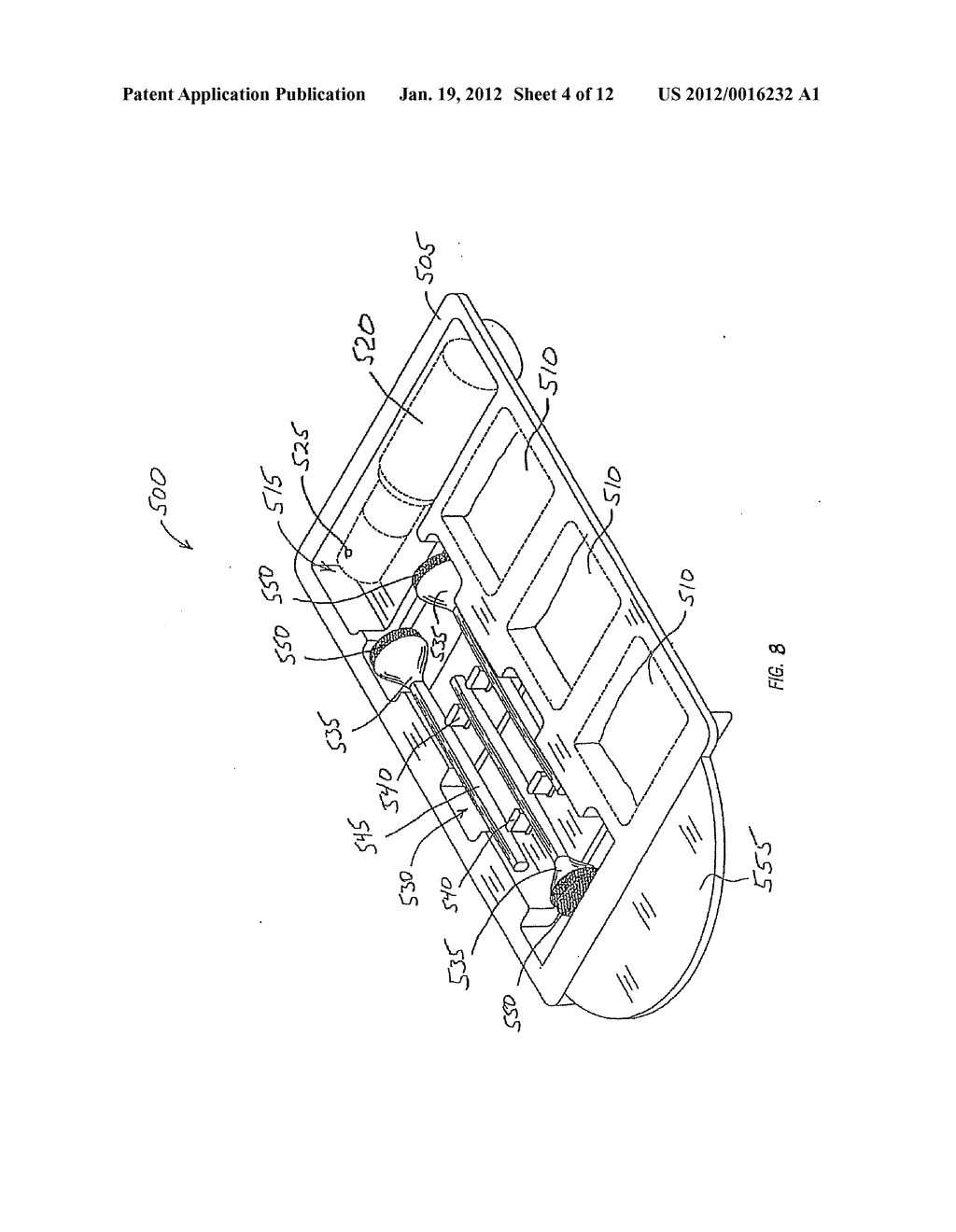 SURGICAL SYSTEM WITH CLIPS FOR IDENTIFYING THE ORIENTATION OF A TISSUE     SAMPLE - diagram, schematic, and image 05