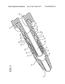 CATHETER ASSEMBLY AND PIERCED SEPTUM VALVE diagram and image