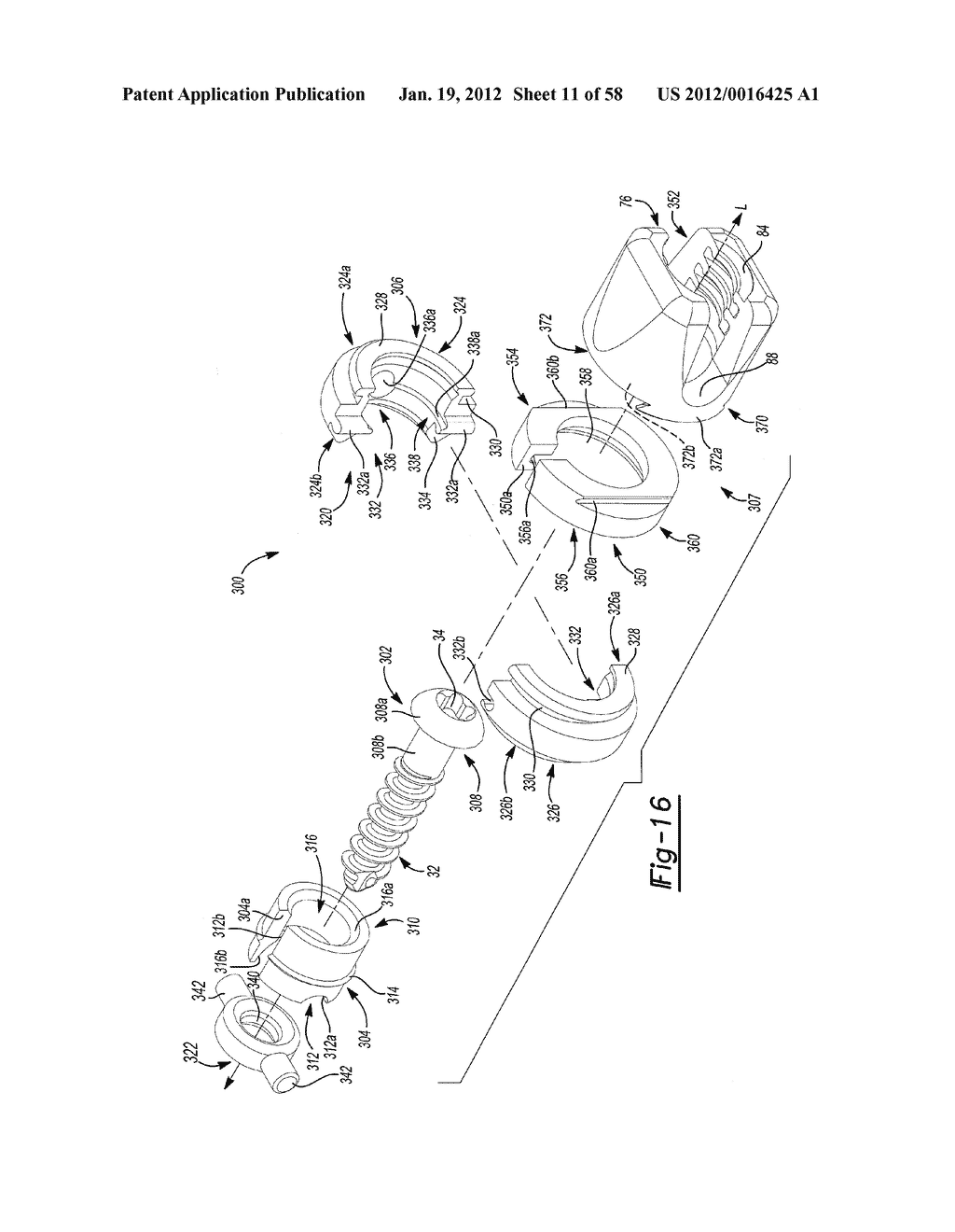 MULTIPLANAR BONE ANCHOR SYSTEM - diagram, schematic, and image 12