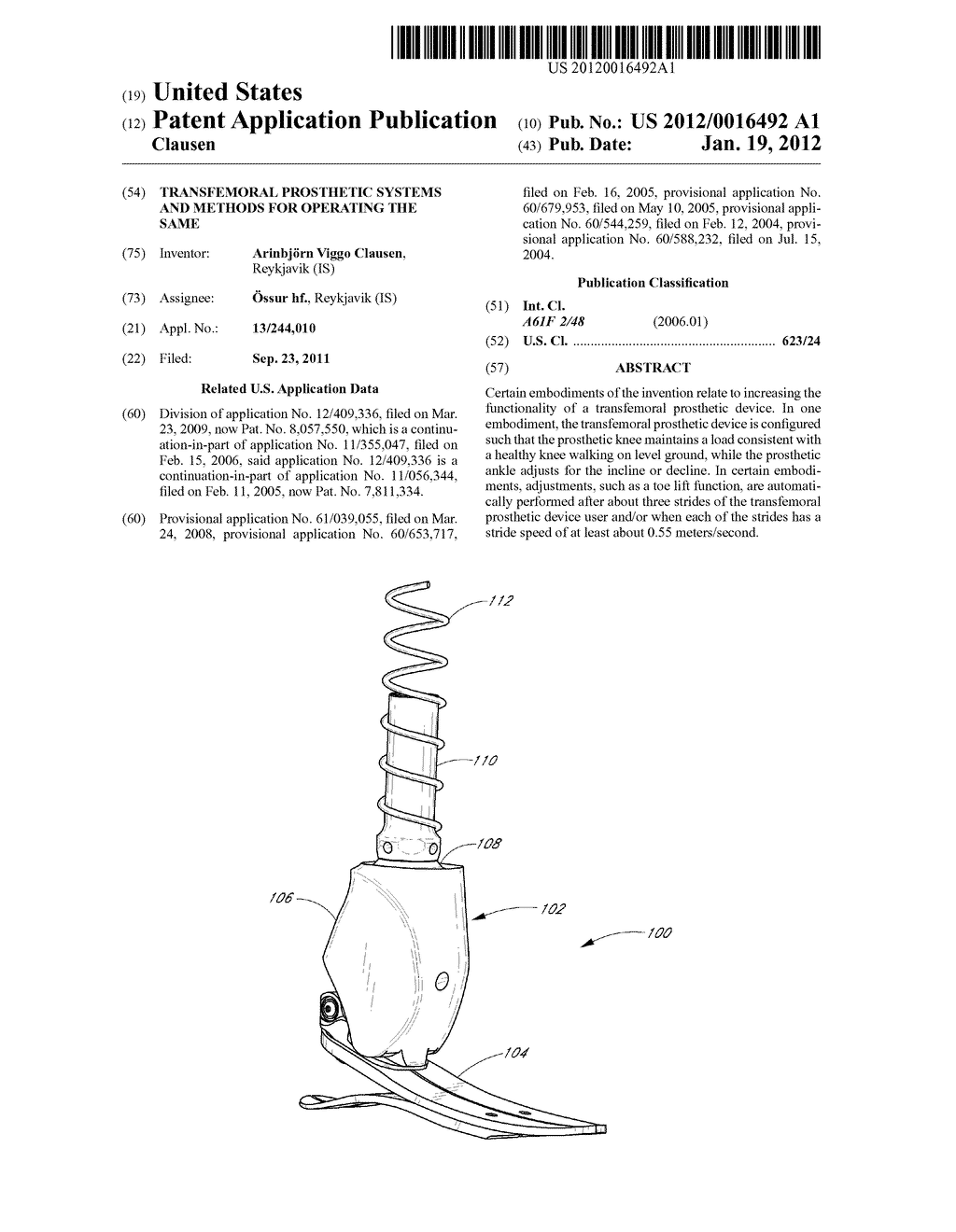 TRANSFEMORAL PROSTHETIC SYSTEMS AND METHODS FOR OPERATING THE SAME - diagram, schematic, and image 01