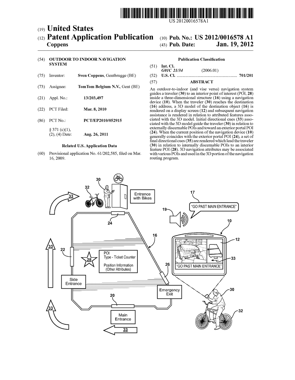 OUTDOOR TO INDOOR NAVIGATION SYSTEM - diagram, schematic, and image 01