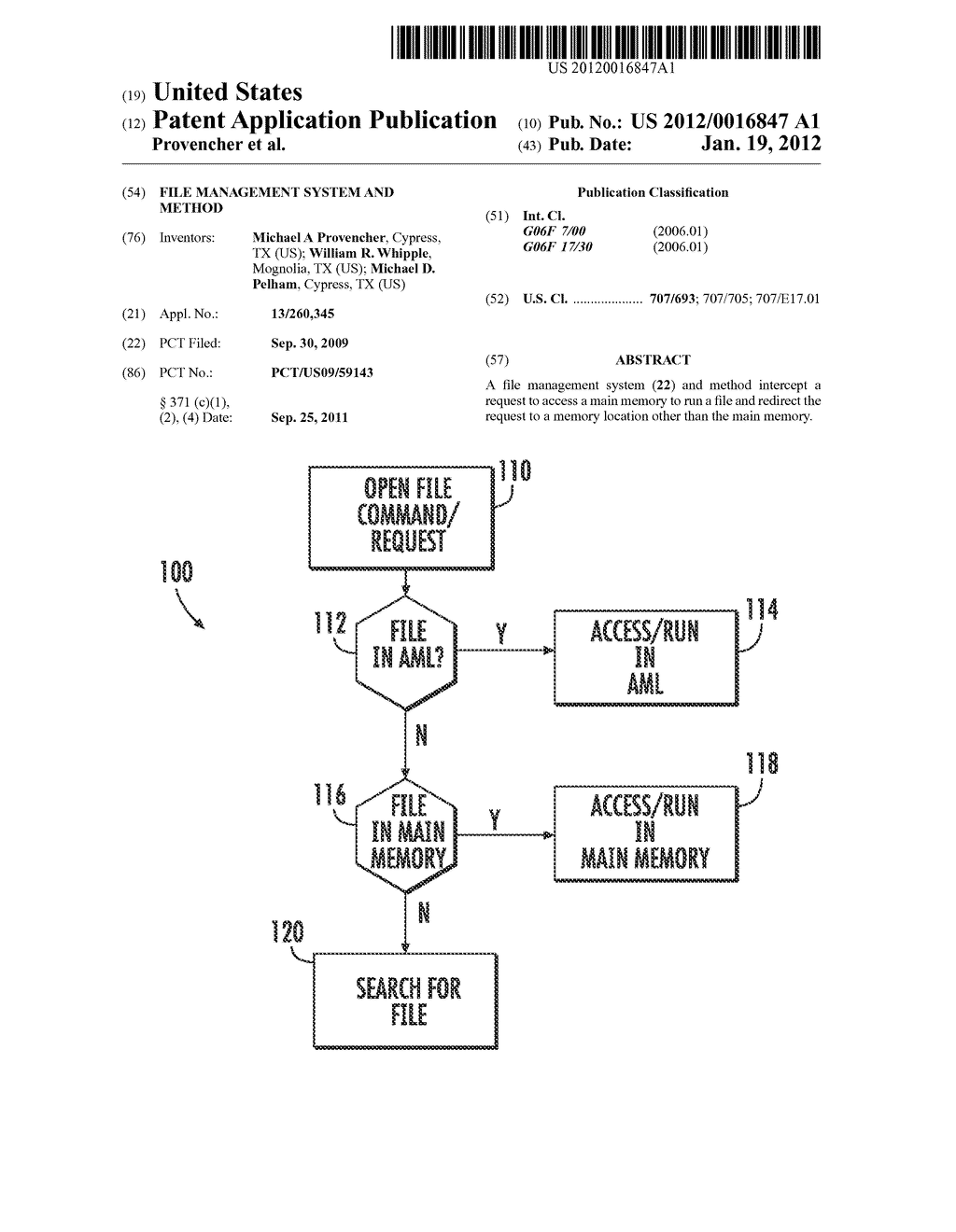 File Management System And Method - diagram, schematic, and image 01