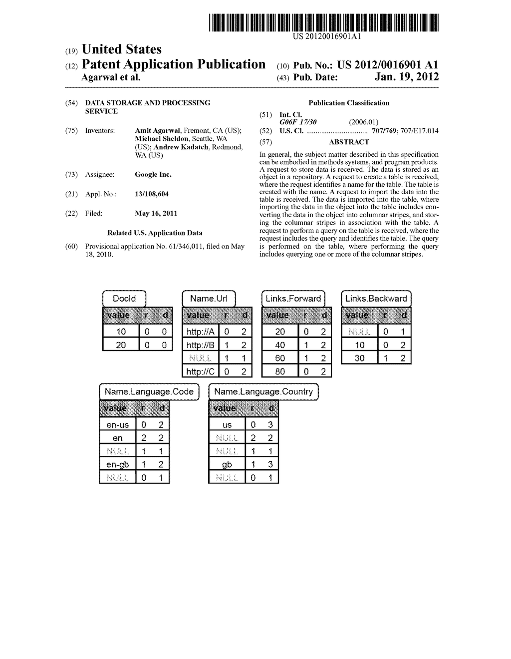 Data Storage and Processing Service - diagram, schematic, and image 01