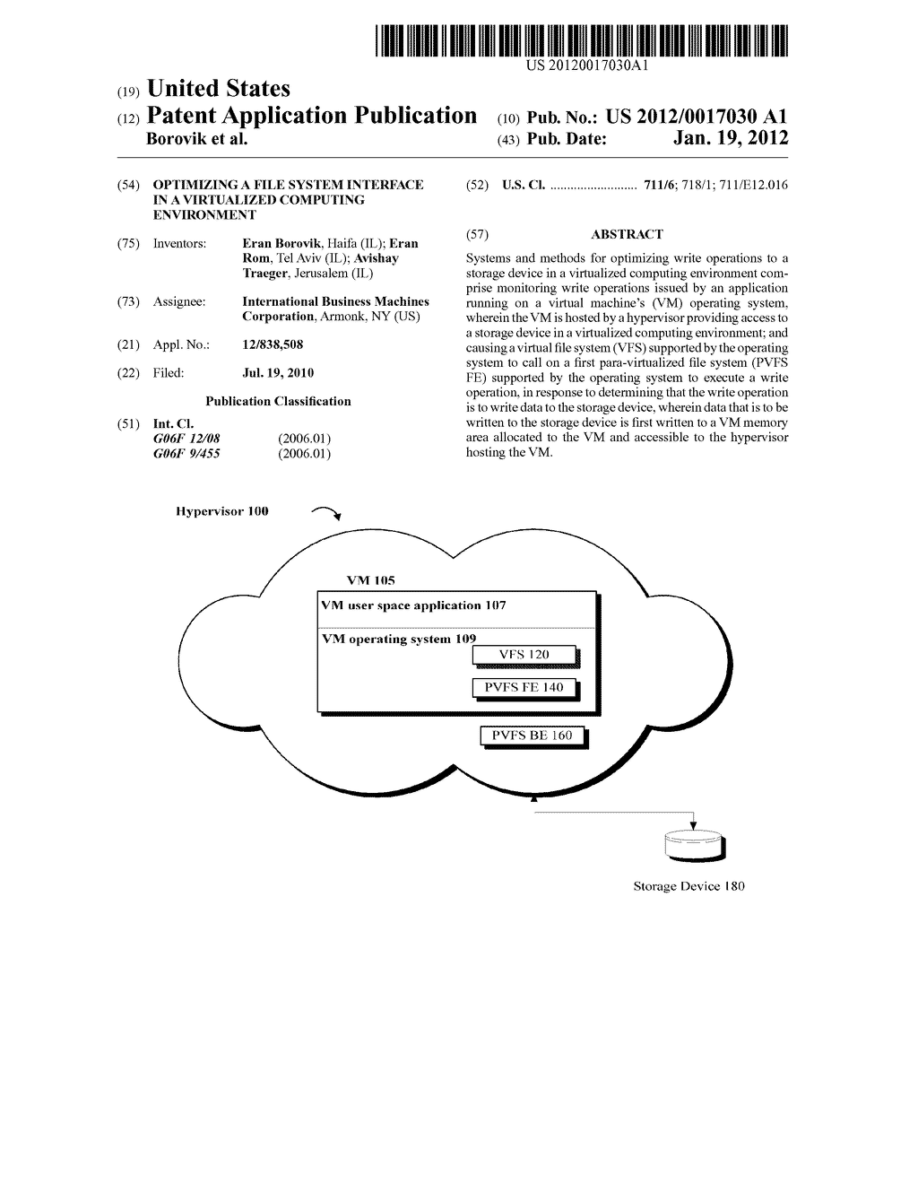 OPTIMIZING A FILE SYSTEM INTERFACE IN A VIRTUALIZED COMPUTING ENVIRONMENT - diagram, schematic, and image 01