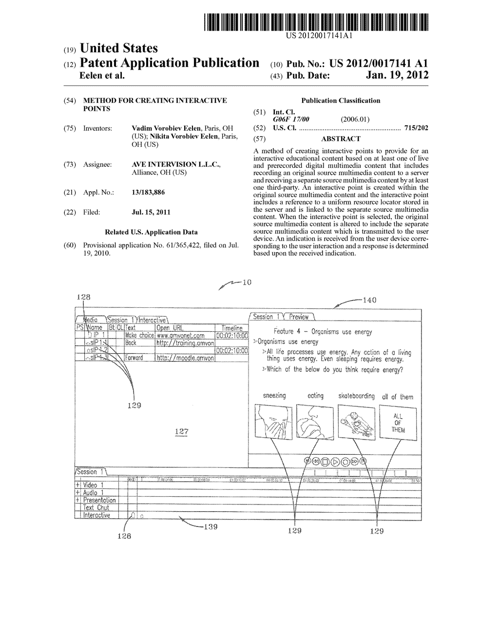 METHOD FOR CREATING INTERACTIVE POINTS - diagram, schematic, and image 01