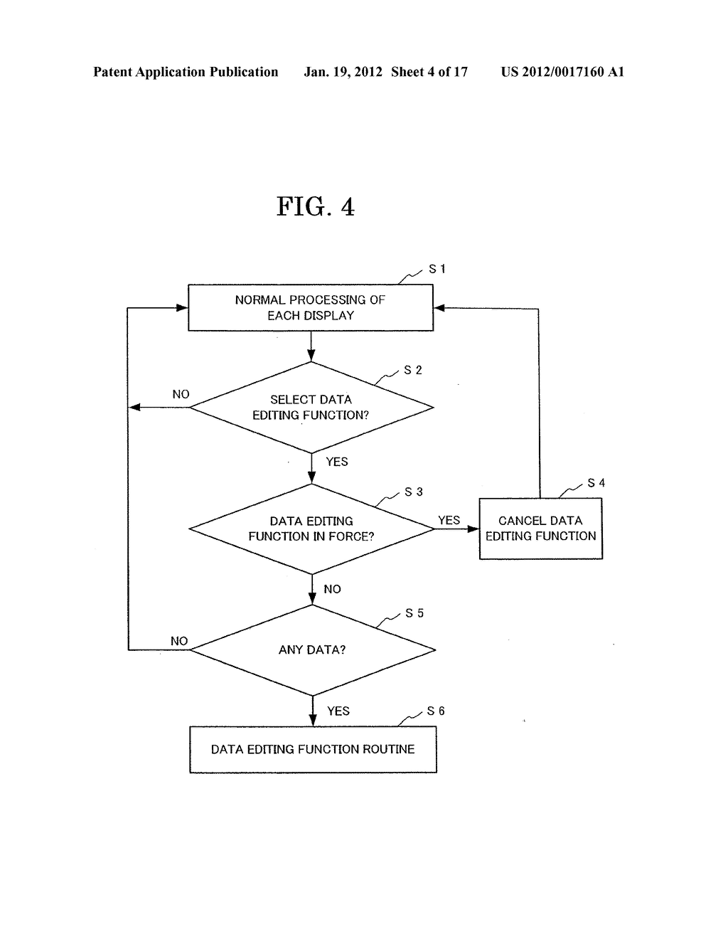 PORTABLE TERMINAL AND DISPLAY DATA EDITING METHOD FOR THE SAME - diagram, schematic, and image 05