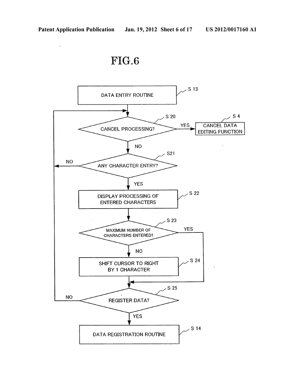 PORTABLE TERMINAL AND DISPLAY DATA EDITING METHOD FOR THE SAME - diagram, schematic, and image 07