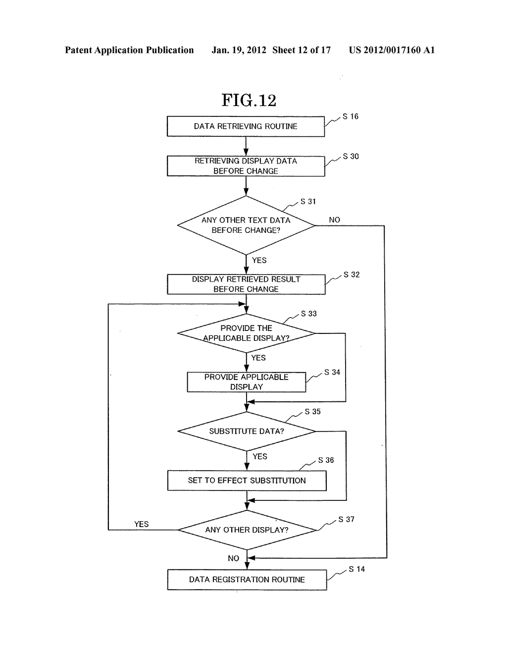 PORTABLE TERMINAL AND DISPLAY DATA EDITING METHOD FOR THE SAME - diagram, schematic, and image 13
