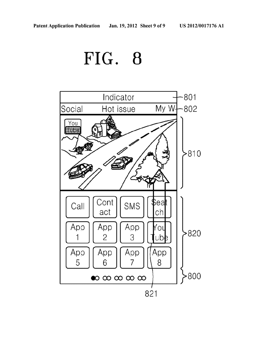 METHOD AND APPARATUS FOR DISPLAYING A MENU - diagram, schematic, and image 10