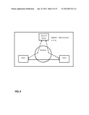 NETWORK COMMUNICATIONS OF APPLICATION RUNNING ON DEVICE UTILIZING ROUTING     OF DATA PACKETS USING VIRTUAL NETWORK CONNECTION diagram and image