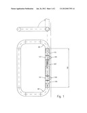 Self closing gate with concealed pivot point hinge diagram and image