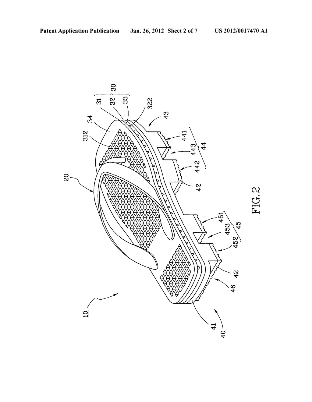 Paddle slipper that offers wearing comfort - diagram, schematic, and image 03