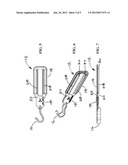 Shrink Wrap Eyeglasses Tag with Hook diagram and image