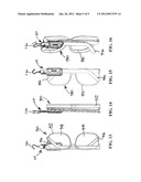 Shrink Wrap Eyeglasses Tag with Hook diagram and image