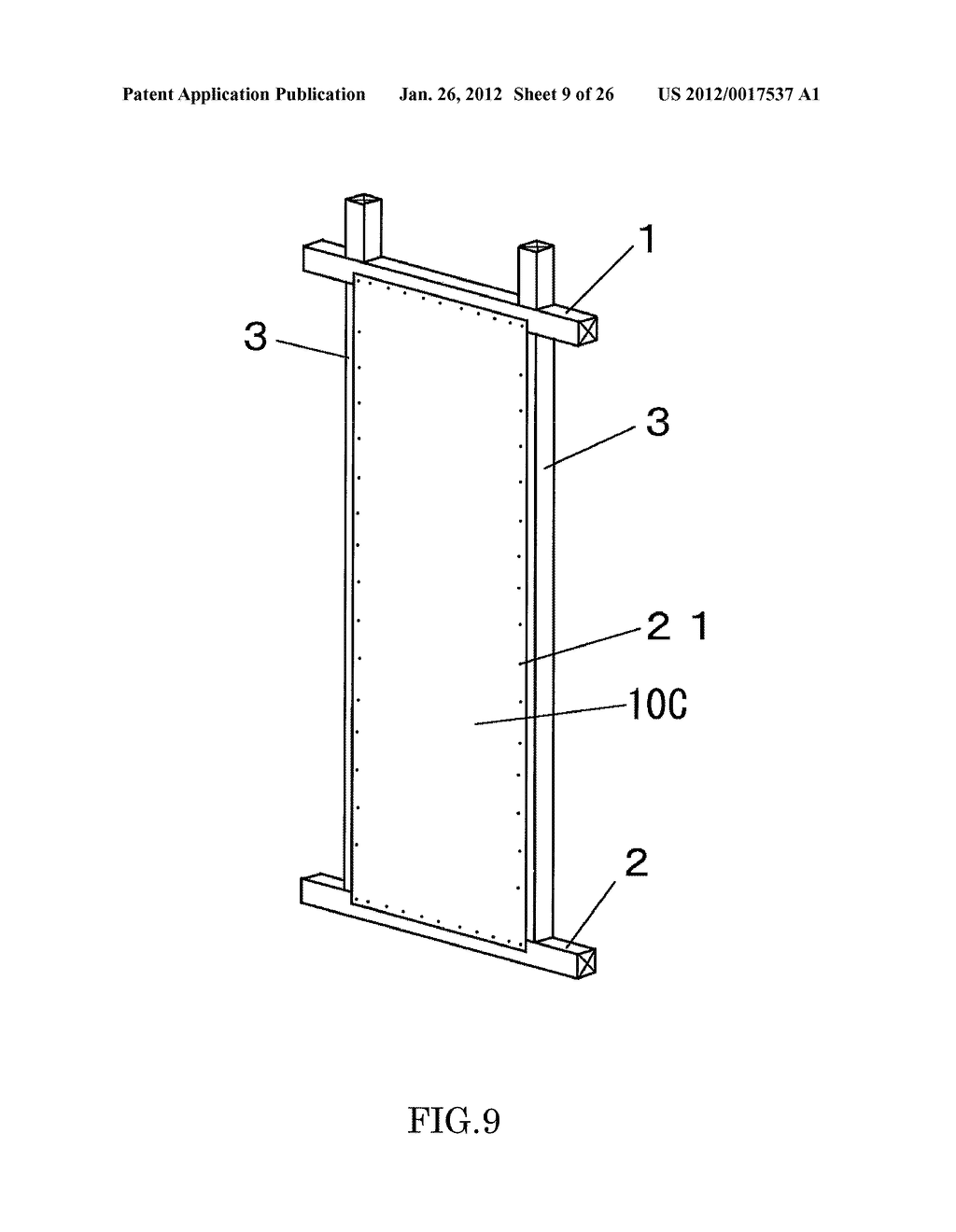 WALL STRUCTURE USING BEARING WALL PANEL FOR WOODEN BUILDING AND     CONSTRUCTION METHOD THEREOF - diagram, schematic, and image 10