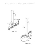 Multi-purpose garden tool diagram and image