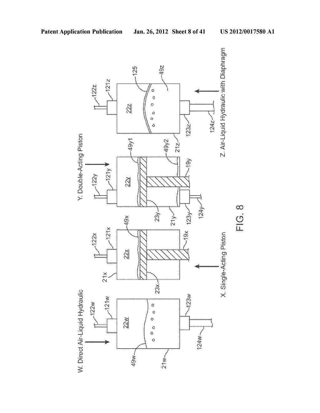 COMPRESSED AIR ENERGY STORAGE SYSTEM UTILIZING TWO-PHASE FLOW TO     FACILITATE HEAT EXCHANGE - diagram, schematic, and image 09