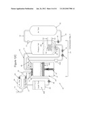 COMPRESSED AIR ENERGY STORAGE SYSTEM UTILIZING TWO-PHASE FLOW TO     FACILITATE HEAT EXCHANGE diagram and image