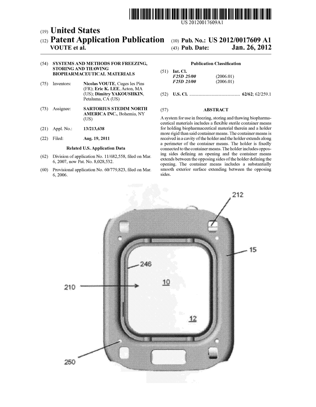 SYSTEMS AND METHODS FOR FREEZING, STORING AND THAWING BIOPHARMACEUTICAL     MATERIALS - diagram, schematic, and image 01