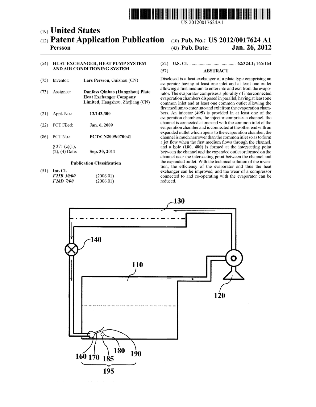 HEAT EXCHANGER, HEAT PUMP SYSTEM AND AIR CONDITIONING SYSTEM - diagram, schematic, and image 01