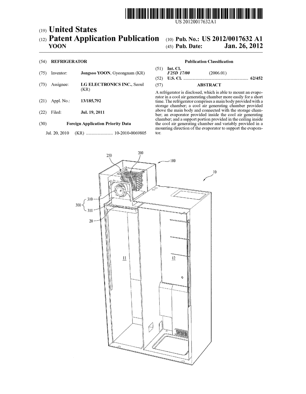 REFRIGERATOR - diagram, schematic, and image 01