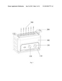 INTERNALLY ELECTRIC HEATED BARBECUE diagram and image