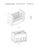 INTERNALLY ELECTRIC HEATED BARBECUE diagram and image