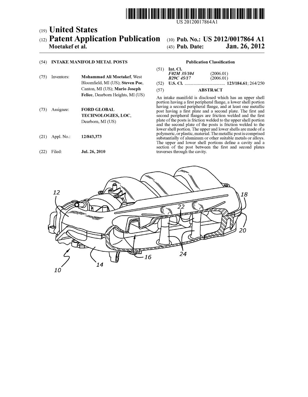 Intake Manifold Metal Posts - diagram, schematic, and image 01