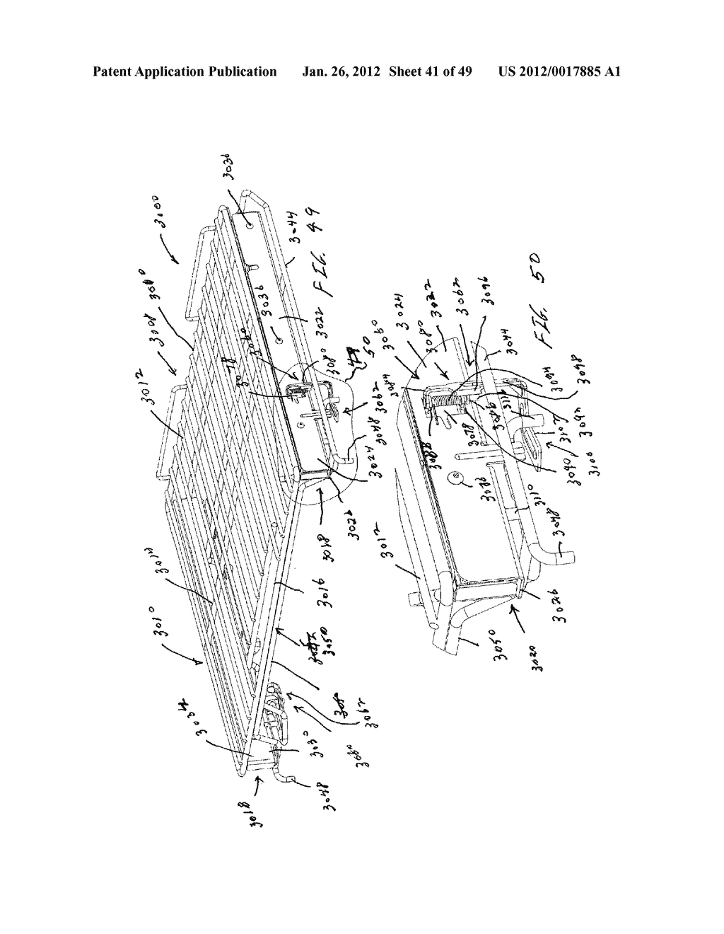 OVEN RACK ASSEMBLIES WITH RELEASE MECHANISMS AND CATCHES - diagram, schematic, and image 42