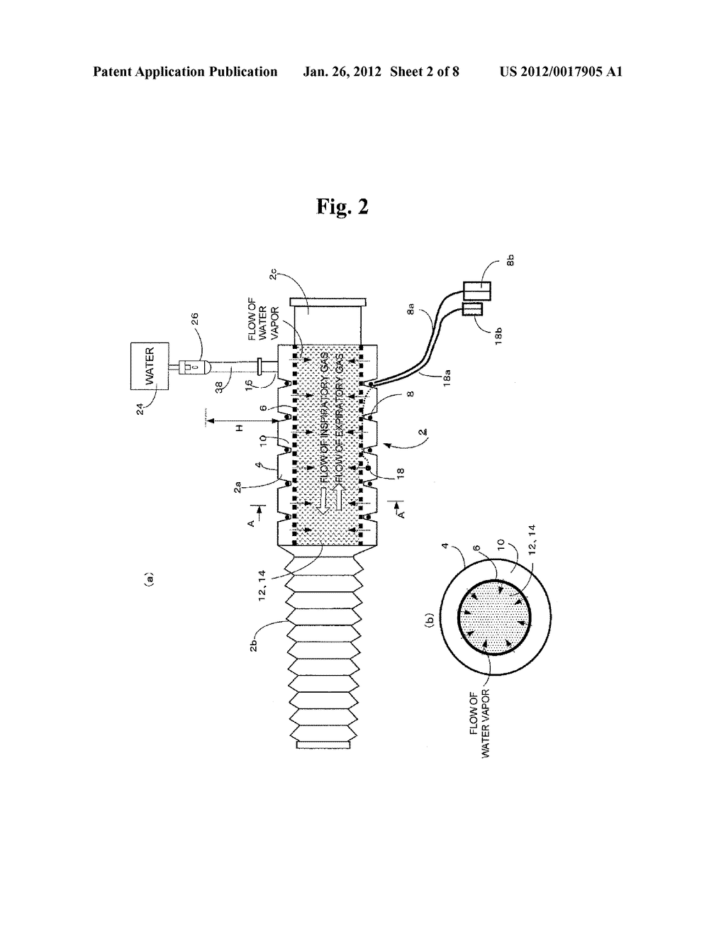 ARTIFICIAL NOSE AND BREATHING CIRCUIT PROVIDED WITH THE ARTIFICIAL NOSE - diagram, schematic, and image 03