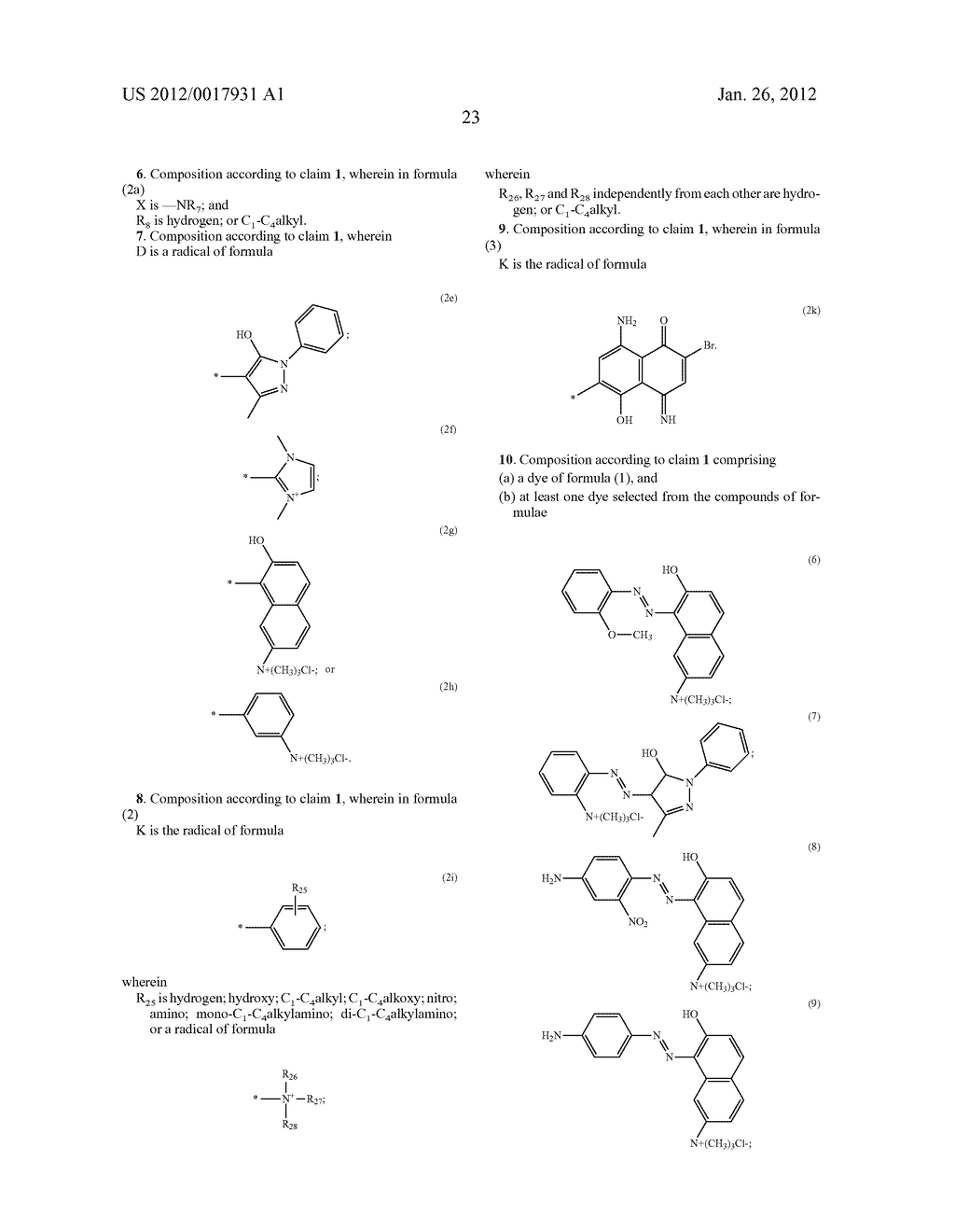 HAIR DYEING COMPOSITION - diagram, schematic, and image 24