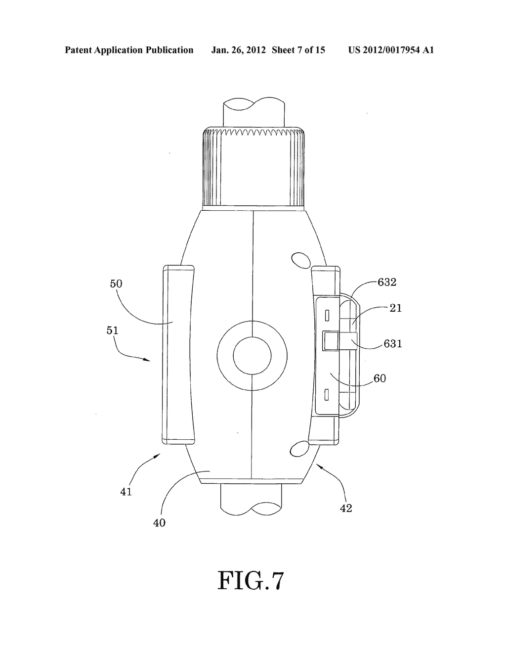 Controller unit with electronic appliance holder for outdoor shading     device - diagram, schematic, and image 08