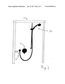 DEVICE AND METHOD FOR USE IN A SHOWER SYSTEM diagram and image