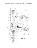 WATERWAY FOR A SINGLE SUPPLY FAUCET diagram and image