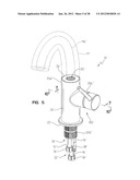 WATERWAY FOR A SINGLE SUPPLY FAUCET diagram and image