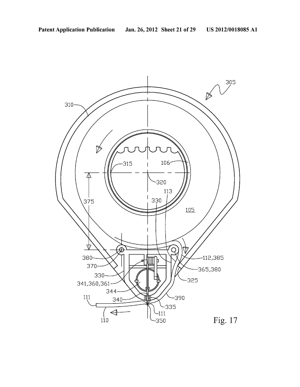 Tape Dispenser Apparatus - diagram, schematic, and image 22