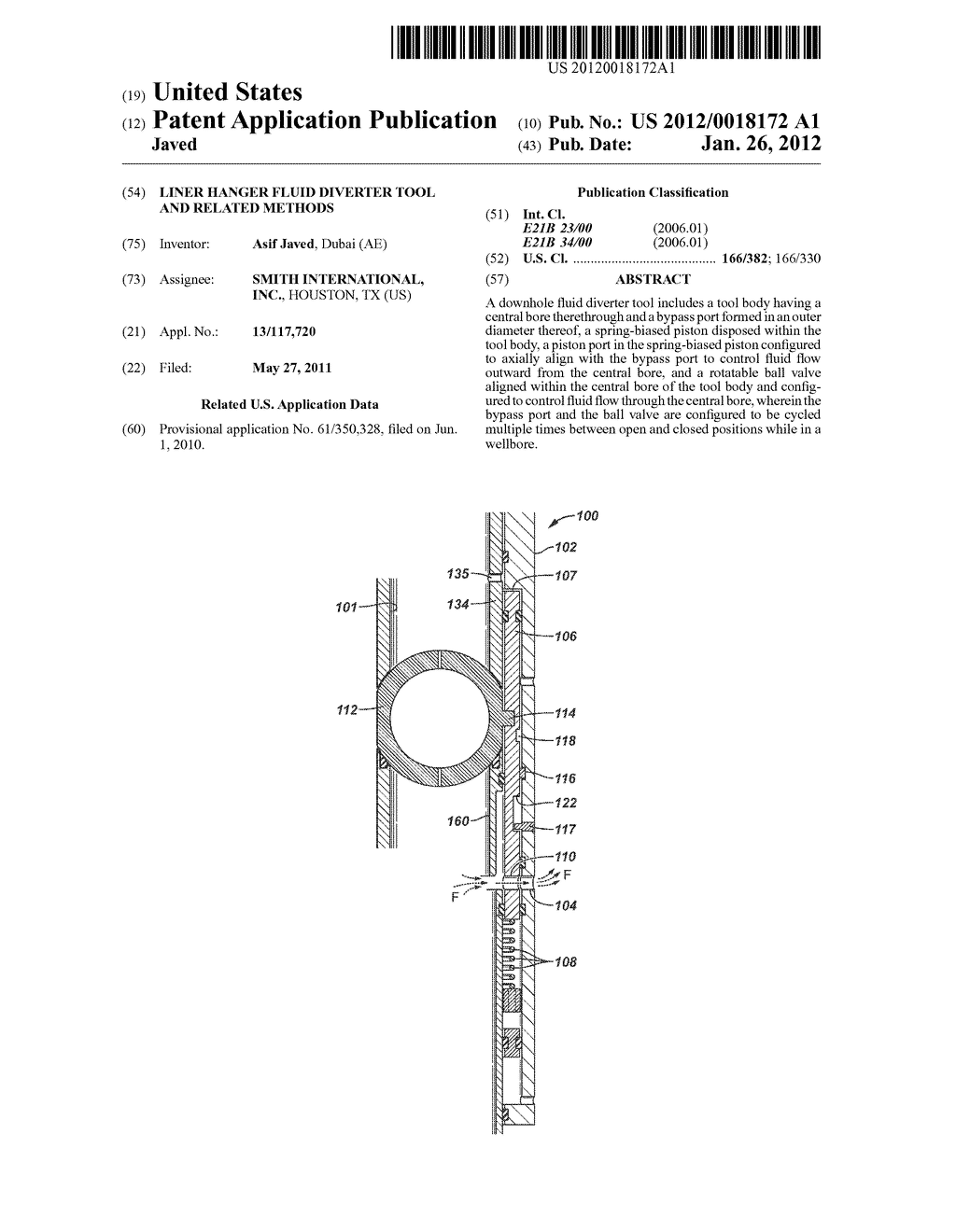 LINER HANGER FLUID DIVERTER TOOL AND RELATED METHODS - diagram, schematic, and image 01