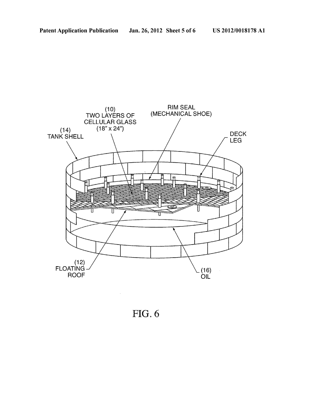 Oil Fire and Boil Over Attenuation Using Buoyant Glass Materials - diagram, schematic, and image 06