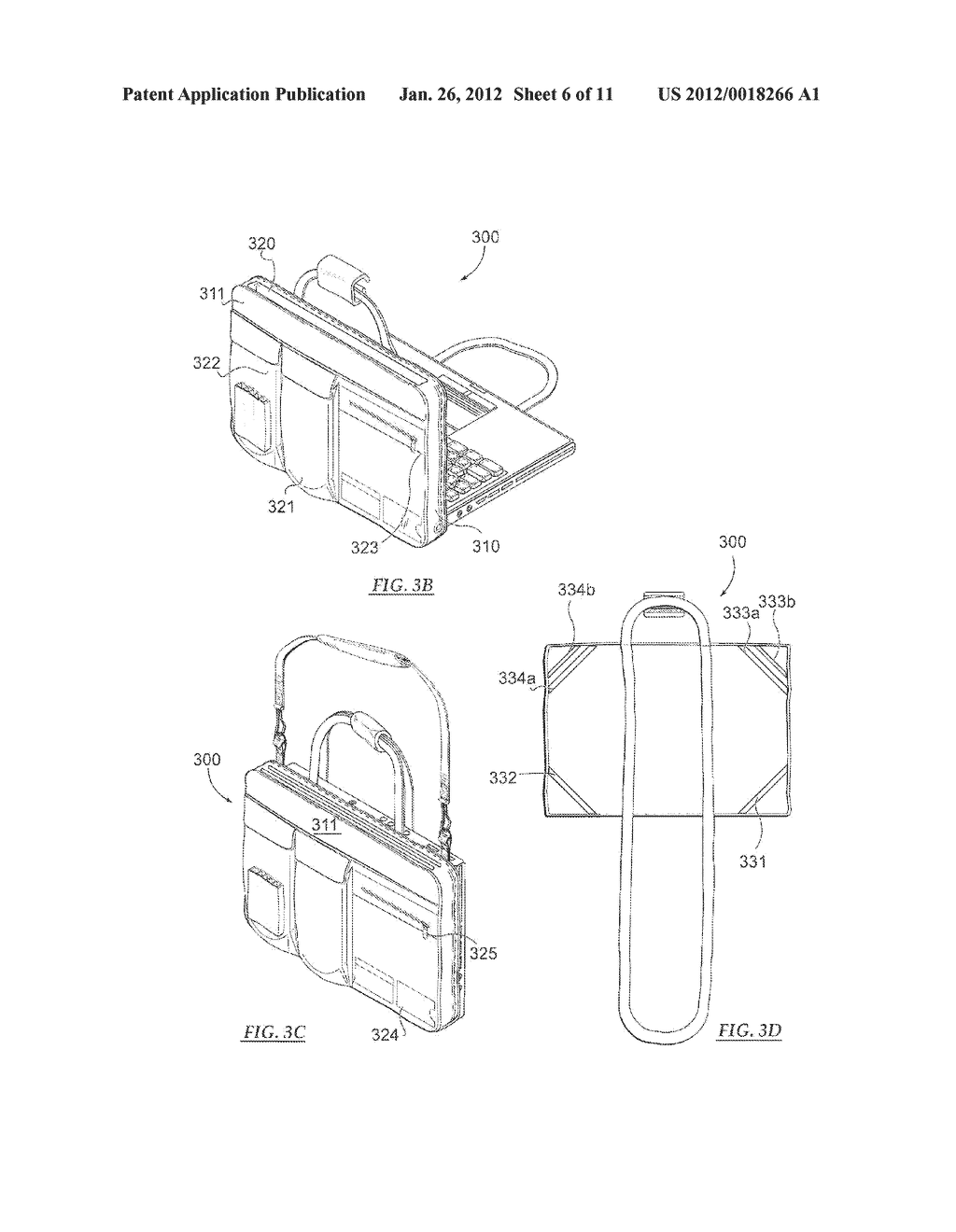 PORTABLE COMPUTER COVER CASE HAVING ACCESSORY COMPARTMENTS - diagram, schematic, and image 07