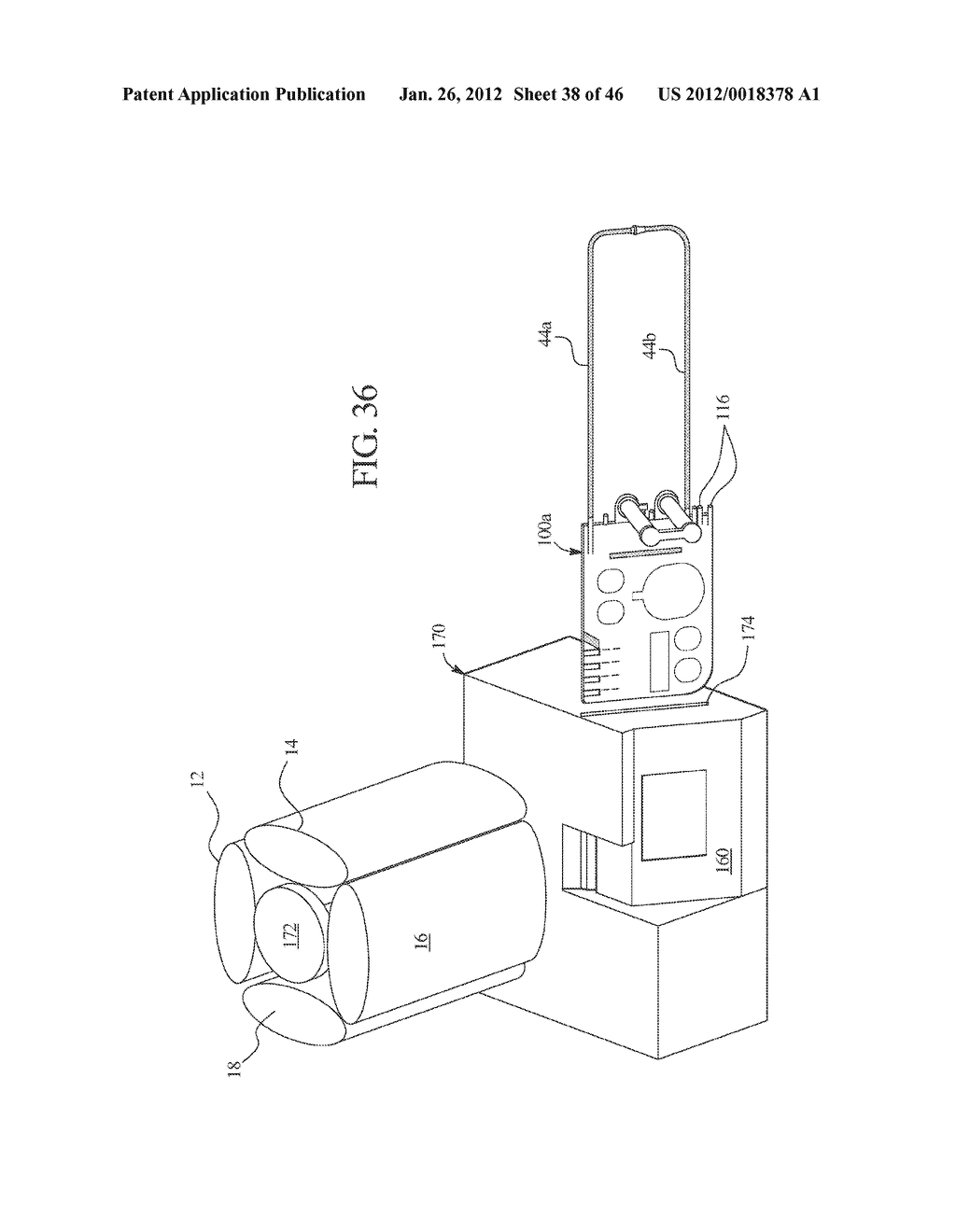 RENAL FAILURE THERAPY MACHINES AND METHODS INCLUDING CONDUCTIVE AND     CONVECTIVE CLEARANCE - diagram, schematic, and image 39