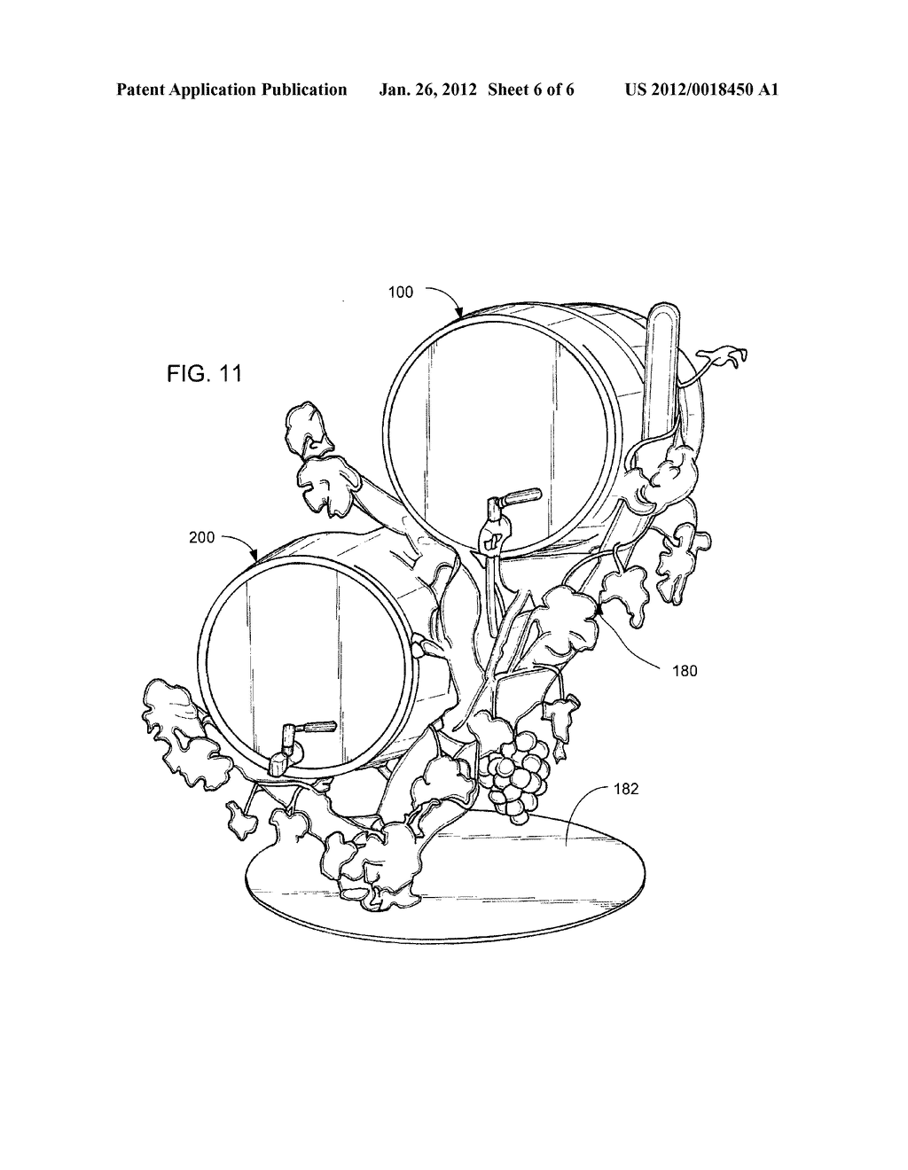 WINE STORAGE AND DISPENSING APPARATUS - diagram, schematic, and image 07